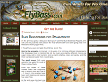 Tablet Screenshot of fly-fishing-smallmouth.com